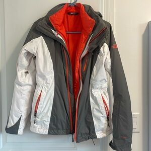 North Face women’s ski jacket 3 in 1 size small